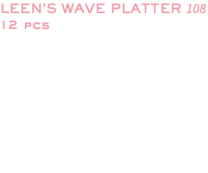 LEEN'S WAVE PLATTER 108 12 pcs 3 pcs california maki 3 pcs salmon maki 2 pcs tuna nigiri 2 pcs salmon nigiri 2 pcs seabass nigiri 